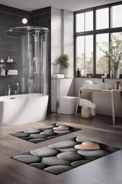 Mijölnir Juego de alfombrillas de baño CT-5277 Multicolor